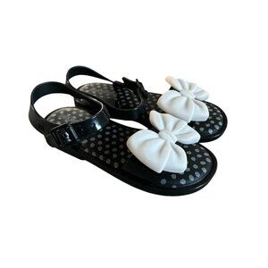 Mini Melissa Mini Mar Princess Sandal Bow Size 10